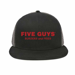 Uonqyjhd Five Guys Logo Snapback Baseball Cap Fitted Cotton ...