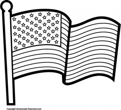 Free Waving American Flag Drawing, Download Free Clip Art, Free Clip ...