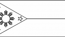 Philippine Flag Black And White Clipart within Philippine Flag ...