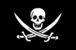 Free Clipart: Pirate flag - Jack Rackham | Anonymous