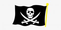 Vector Pirate Flag Clip Art - Skull And Crossbones Flag Clipart ...