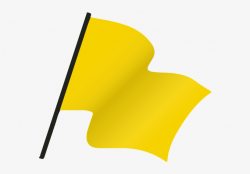 Flag Clipart Yellow - Yellow Race Flag Png - Free Transparent PNG ...