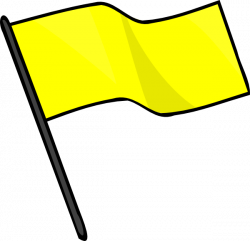 Yellow Flag Clip Art at Clker.com - vector clip art online, royalty ...
