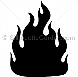 Fire Silhouette clipart - Fire, Flame, Silhouette ...