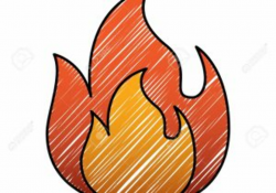Flame clipart simple fire, Flame simple fire Transparent ...