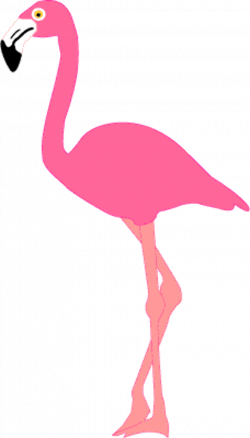 Pink flamingo cartoon clipart clipart kid 2 - Clipartix