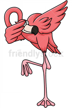 Dabbing Flamingo in 2019 | Flamingos | Flamingo illustration ...