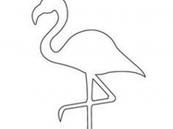 Flamingo Drawing Outline | Free download best Flamingo Drawing ...