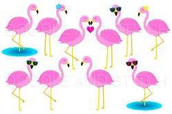 Flamingo Clipart Illustrations