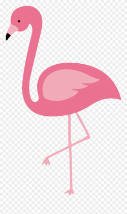 Flamingo Clipart Pink Flamingo - Vector Flamingo Png Transparent Png ...