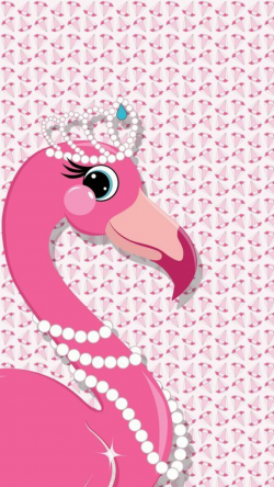 free iphone wallpaper pink flamingo diamond diva | Your names hidden ...