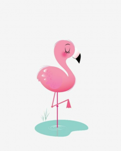 Flamingos, Hand Painted, Animal, Natural PNG Transparent Image and ...