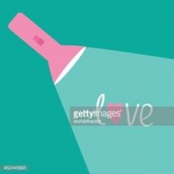 Pink Flashlight and Ray of Flat Love stock vectors - Clipart.me