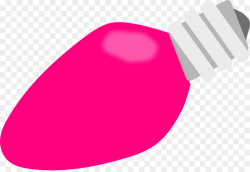 Christmas Light Bulb clipart - Light, Lamp, Pink ...
