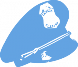 Cop Hat Police Light Blue Clip Art at Clker.com - vector ...
