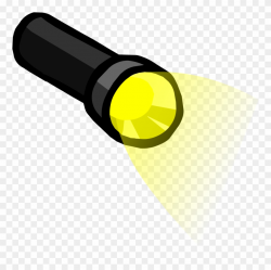 Flashlight Transparent Clip Art - Cartoon Flashlight Png ...