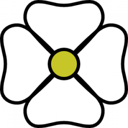 White Flower Clip Art at Clker.com - vector clip art online, royalty ...