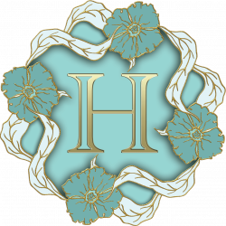 Flower Theme Capital Letter H transparent PNG - StickPNG