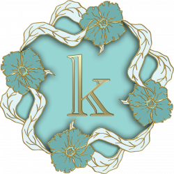 Flower Theme Small Letter K transparent PNG - StickPNG