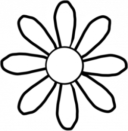 Free Black And White Flowers Clipart