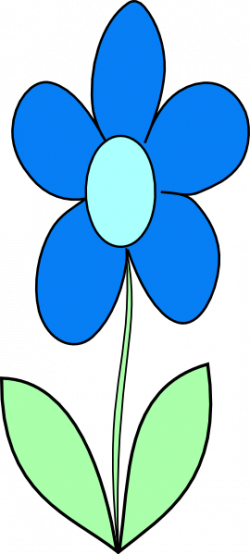 Blue Flower Clip Art at Clker.com - vector clip art online, royalty ...