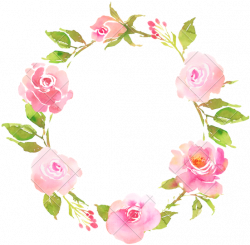 Wreath Clipart Boho - Pink Flower Wreath Png | Full Size PNG ...