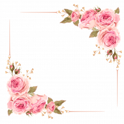 Flower Border, Flower Clipart, Frame, Border PNG | Free Download