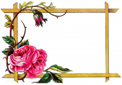 Picture-flower borders and frames - RR collections