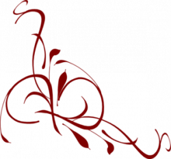 Burgundy Flower Clipart