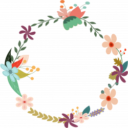 Flower circle image black and white download - RR collections