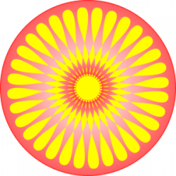 Circle Flower Design Clip Art at Clker.com - vector clip art online ...