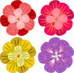 Colorful Flowers Clip Art | Clipart Panda - Free Clipart Images