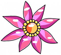 Pink daisy doodle flower. Free, royalty free, commercial use flower ...