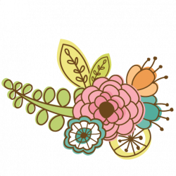 Doodle Flowers SVG cutting files doodle cut files for scrapbooking ...