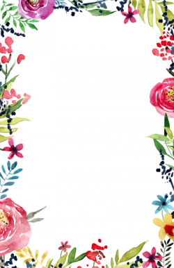 Download FLOWERS BORDERS Free PNG transparent image and clipart
