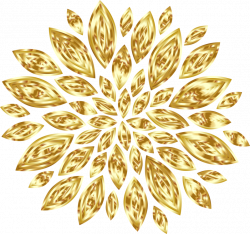 Flower Petal Gold Floral design Drawing free commercial clipart ...