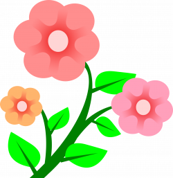Clipart - 3 flowers