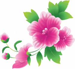 Large Pink Flowers Clipart | Flowers | Pinterest | Flowers, Pink ...