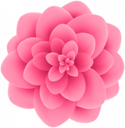 Deco Pink Flower Transparent Clip Art Image | Gallery Yopriceville ...