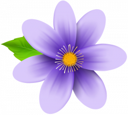 Purple Flower Clip Art Image | Gallery Yopriceville - High-Quality ...