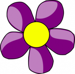 Purple Small Flower Clipart