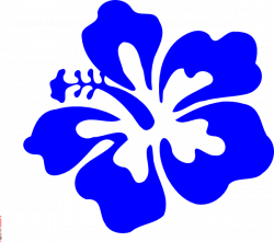Blue Tropical Flower Clip Art at Clker.com - vector clip art online ...