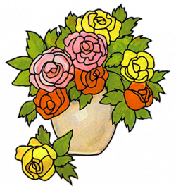 free-flower-clipart-vase-with- | Clipart Panda - Free Clipart Images