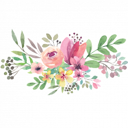 Watercolor Flower Circle Png Vector, Clipart, PSD - peoplepng.com