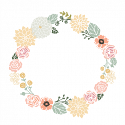 Wreath of flower clip art download png - RR collections
