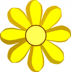 Yellow Spring Flower Clip Art at Clker.com - vector clip art online ...