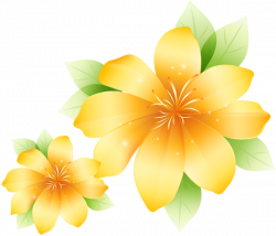 Large Yellow Flower Clipart | Flowers | Pinterest | Flowers, Flower ...