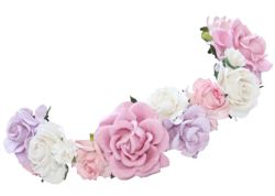 transparent flower crown - Google Search | White flower ...