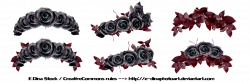 Black flower crown png, Black flower crown png Transparent ...