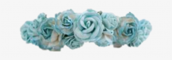 Flower Crown Blue - Blue Flower Crown Png Transparent PNG ...